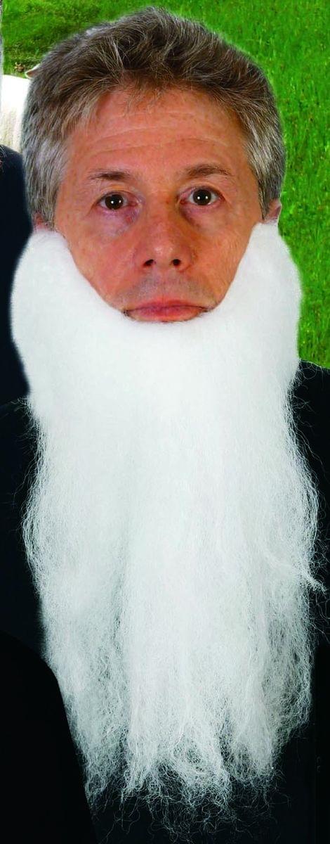 14" White Halfling Costume Beard