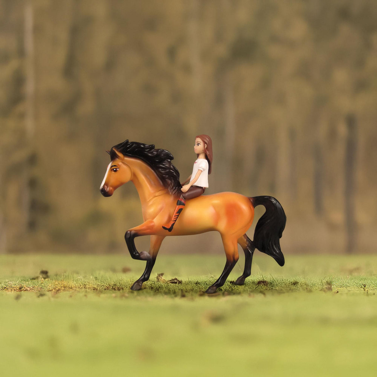 Breyer Spirit Riding Free Spirit & Lucky Small Horse & Doll Set