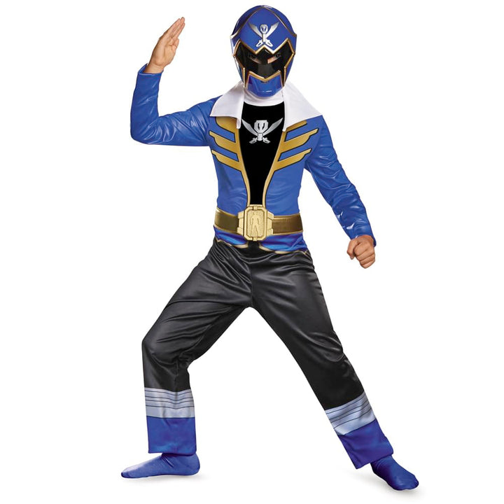 Super Megaforce Power Rangers Classic Blue Ranger Child Costume