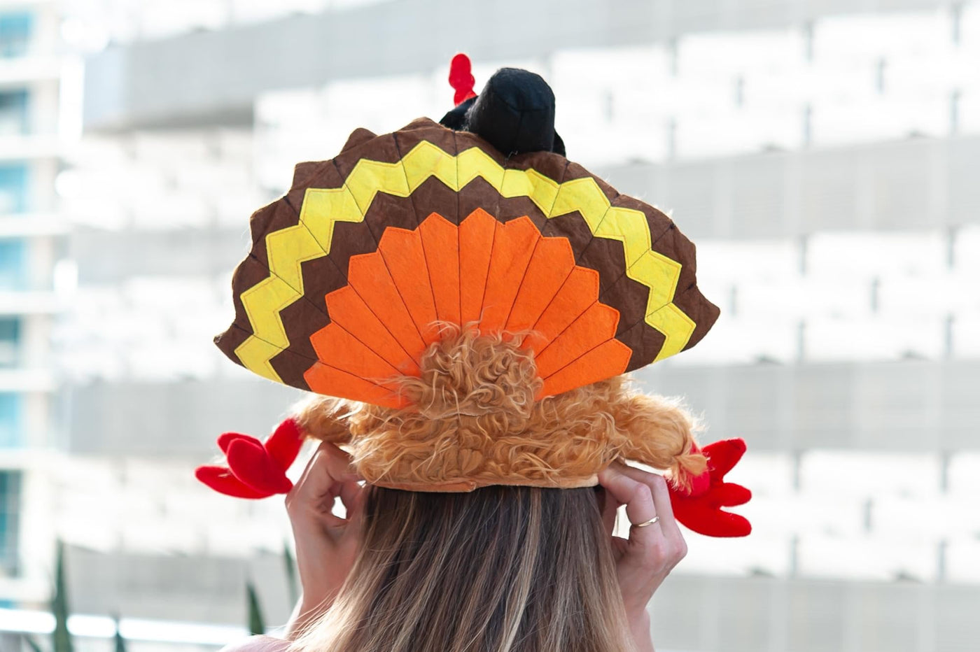 Thanksgiving Holiday Turkey Hat Festive Headgear | One Size Fits Most Adults