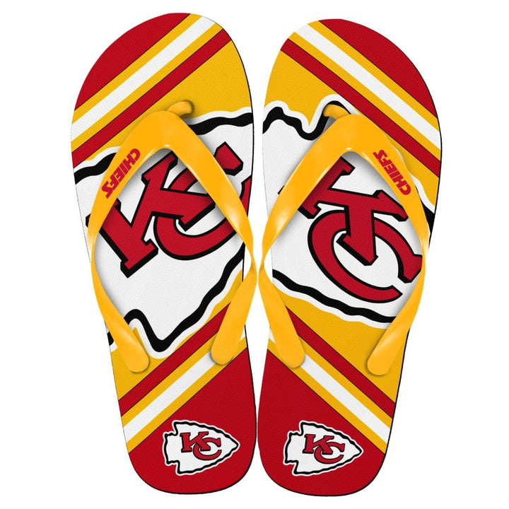 Kansas City Chiefs NFL Unisex Big Logo Flip Flops