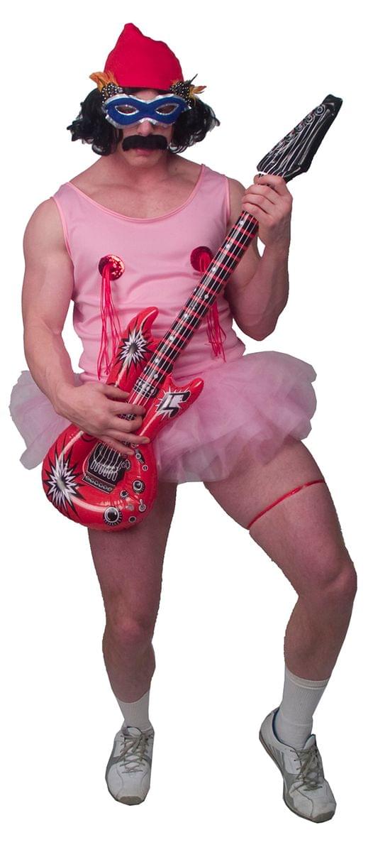 Cheech & Chong Cheech Pink Tu Tu Costume Set Adult