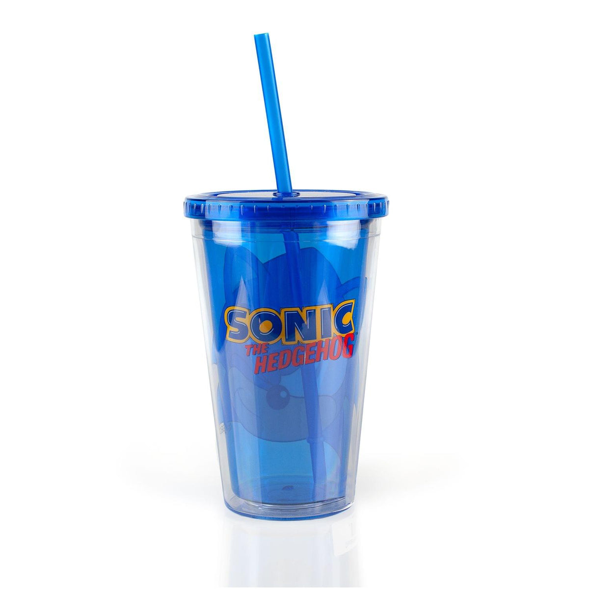 Sonic Collectibles | Sonic The Hedgehog Wink Blue Plastic Carnival Cup | 16oz