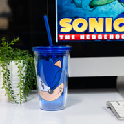Sonic Collectibles | Sonic The Hedgehog Wink Blue Plastic Carnival Cup | 16oz