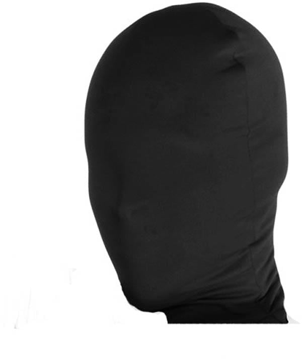 2nd Skin Full Hood Costume Face Mask Adult: Black