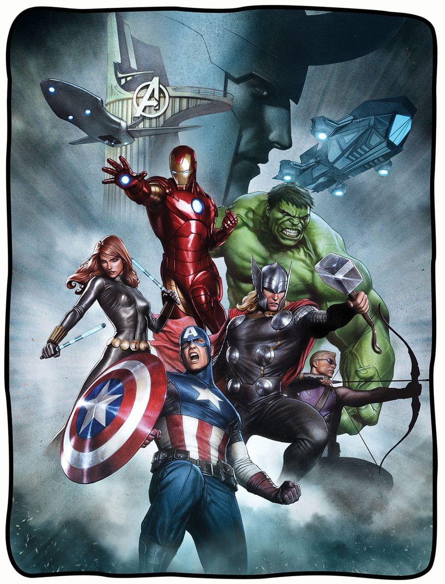 Marvel Avengers Loki Fleece Lightweight Fleece Throw Blanket | 45 x 60 Inches