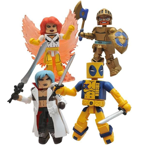 Marvel Vs. Capcom Minimates Box Set Of 4 2011 SDCC Exclusive